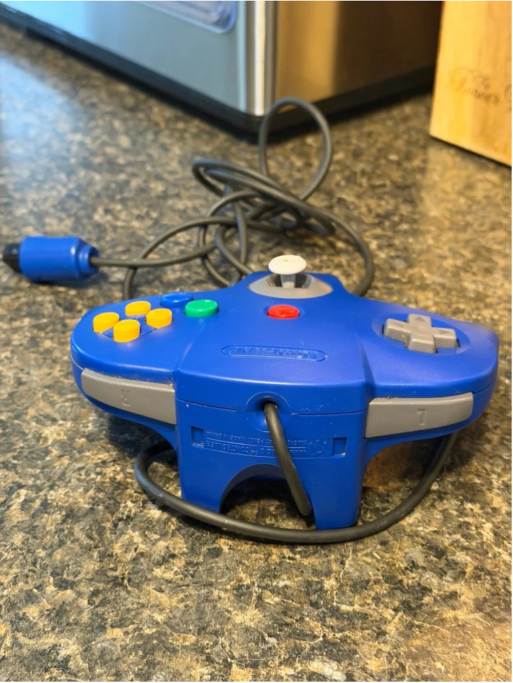 Nintendo 64 N64 OEM Authentic NUS-005 Controller Blue